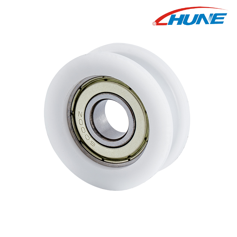 Oven, ikkunan ja jääkaapin hihnapyörät kulutusta kestävää muovia PU 6000ZZ laakerirulla