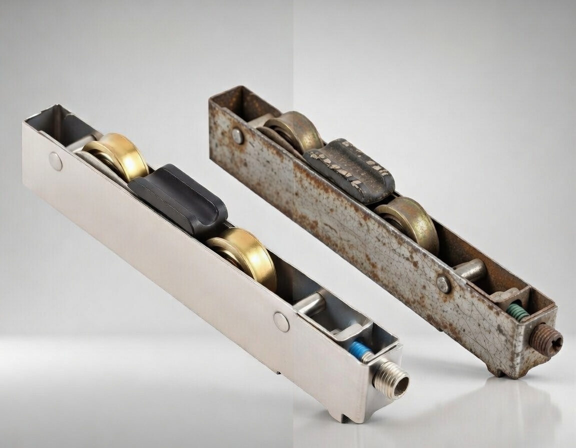  Suojaa liukuoven rullat säältä ja lialta