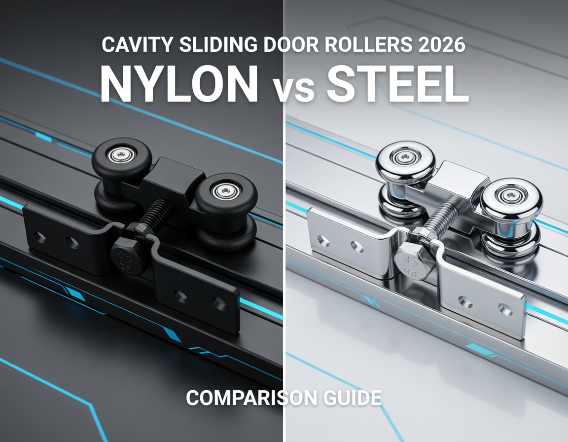  Kavity-liukuovien rullat 2026: Nylon vs Steel -vertailuopas