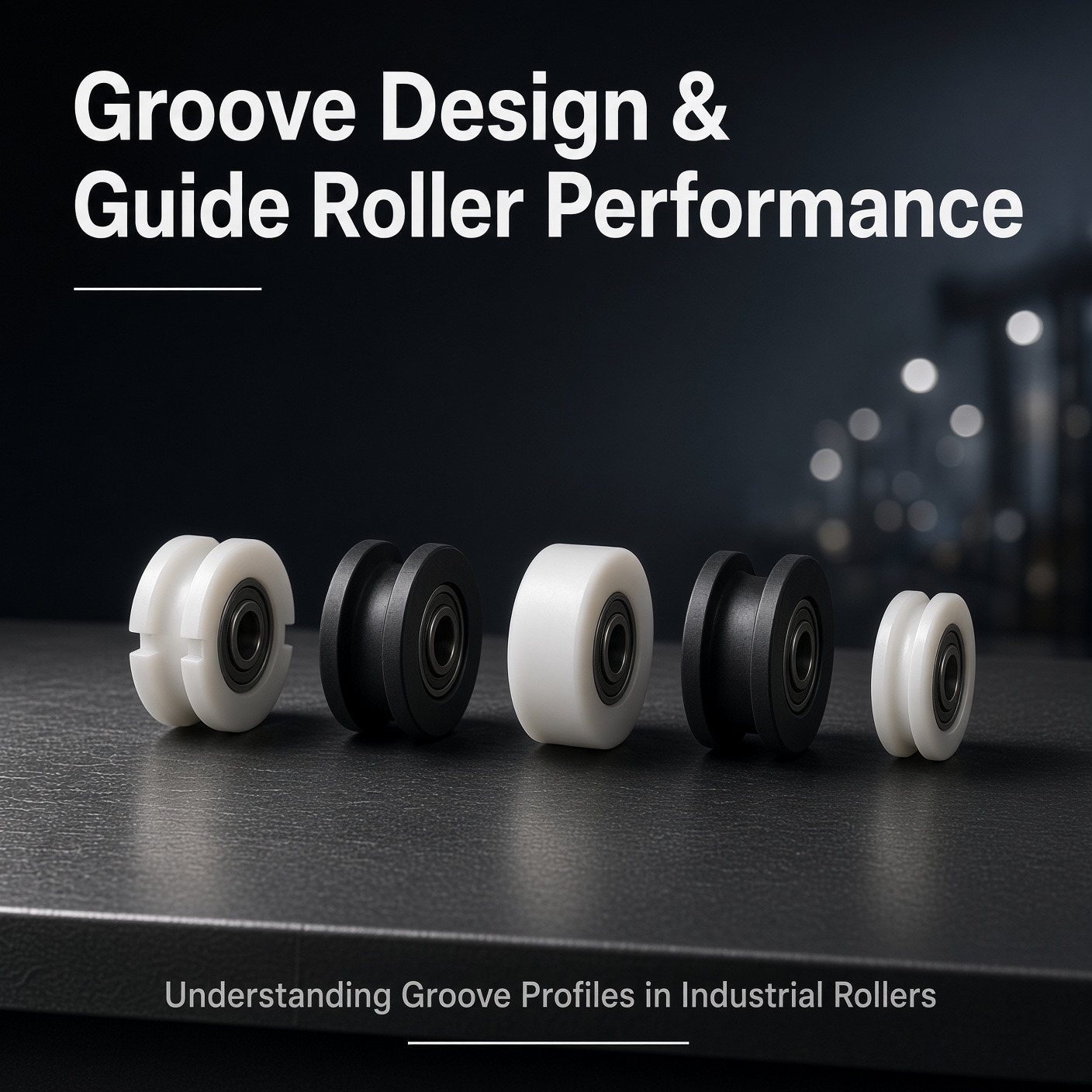  Miten Groove Design vaikuttaa Industrial Guide Roller suorituskykyyn